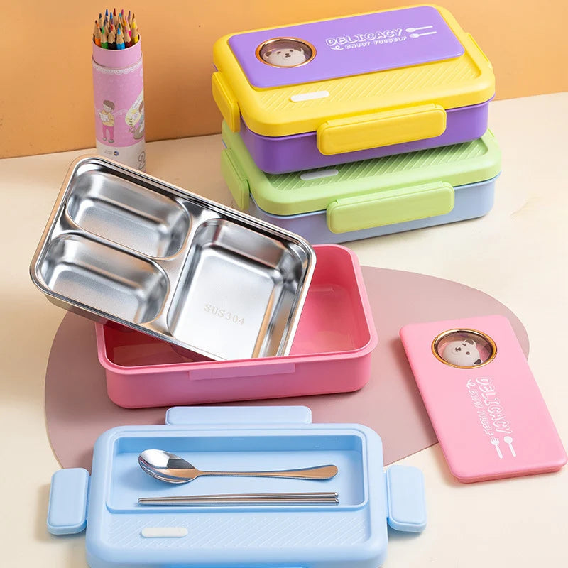 Monilokeroinen Bento-eväsrasia eläinkuviolla naisille 1