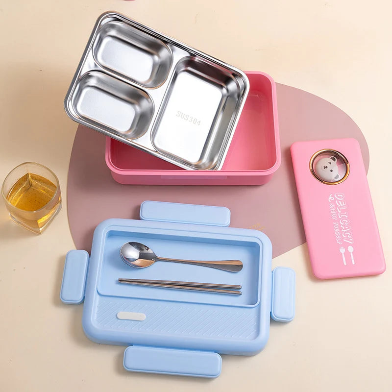 Monilokeroinen Bento-eväsrasia eläinkuviolla naisille 2