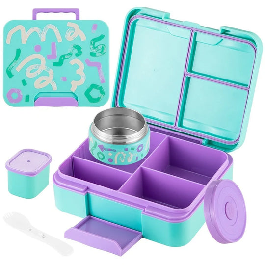 Monilokeroinen Bento-lounasrasia värikkäällä designilla 1