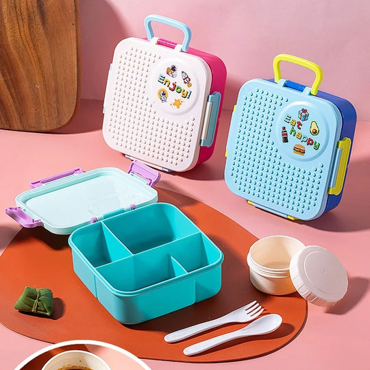 Monilokeroinen Bento-ruokarasia Käytännöllinen 2