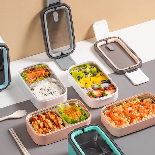 Monilokeroinen Bento-säilytysastia Lukittavalla Mekanismilla 1