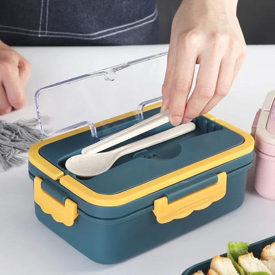Moniosainen Bento-ruokasäilytyslaatikko Lukittavalla Kansilla 1