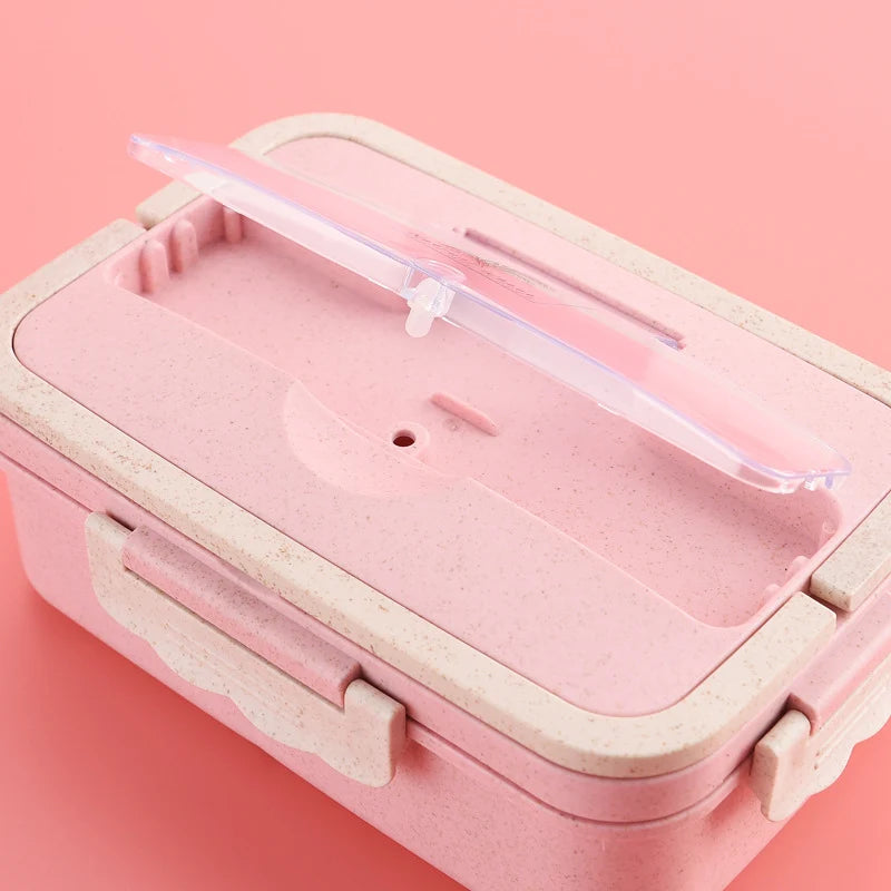 Moniosainen Bento-ruokasäilytyslaatikko Lukittavalla Kansilla 2