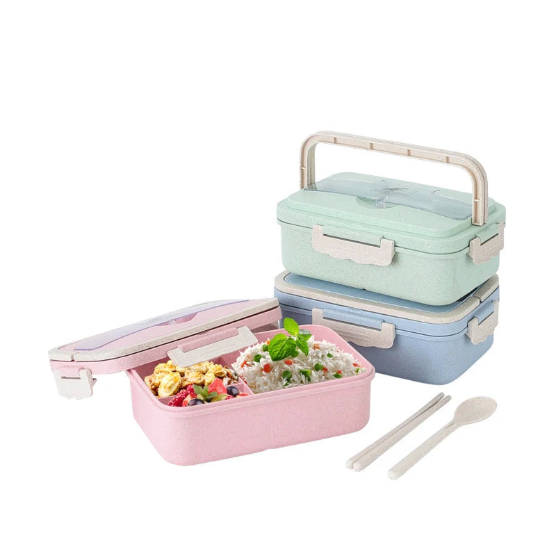 Moniosainen Bento-ruokasäilytyslaatikko Lukittavalla Kansilla 4