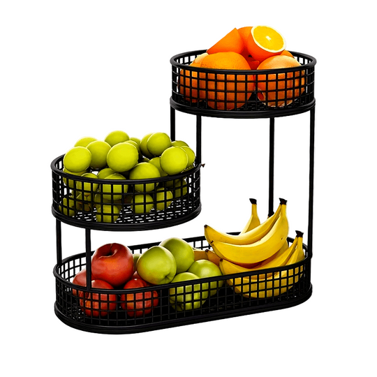Monitasoinen Metallihedelmäkori Keittiöön ja Sohvapöydälle 1