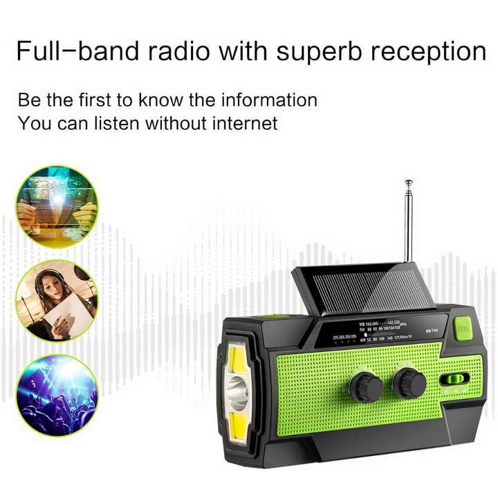 Monitoiminen Aurinkokennoradio 5