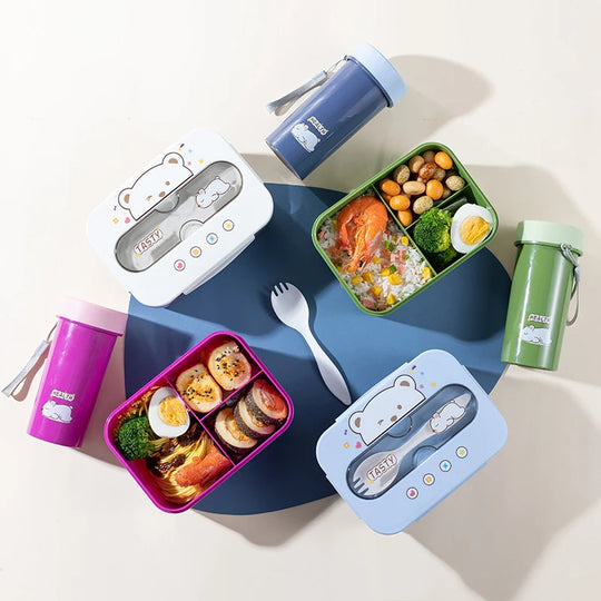 Monitoiminen Bento-eväsrasia Luovalla Muotoilulla 5