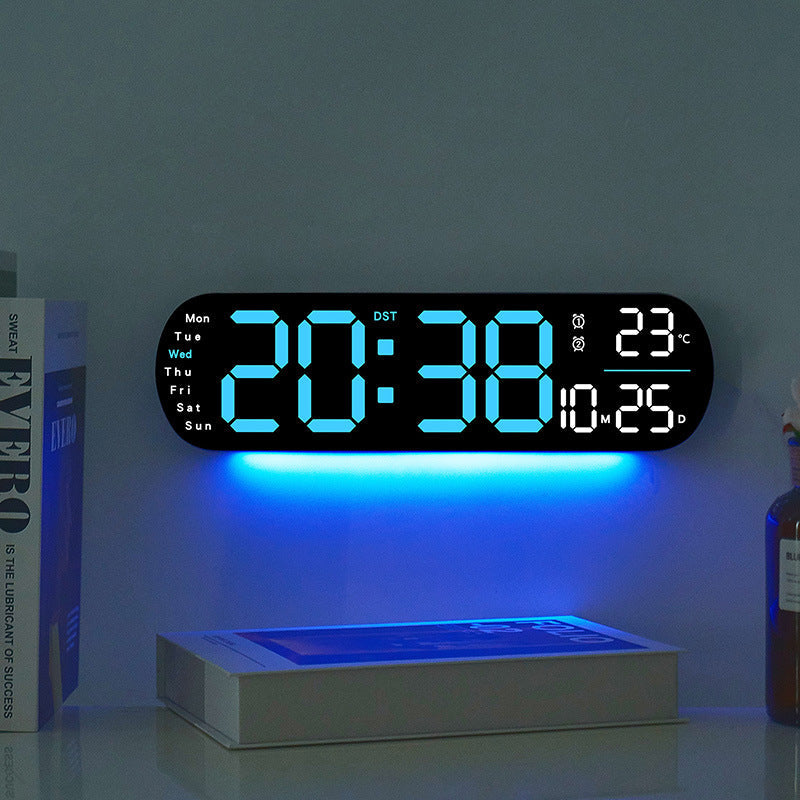Monitoiminen digitaalinen kello modernilla designilla 1