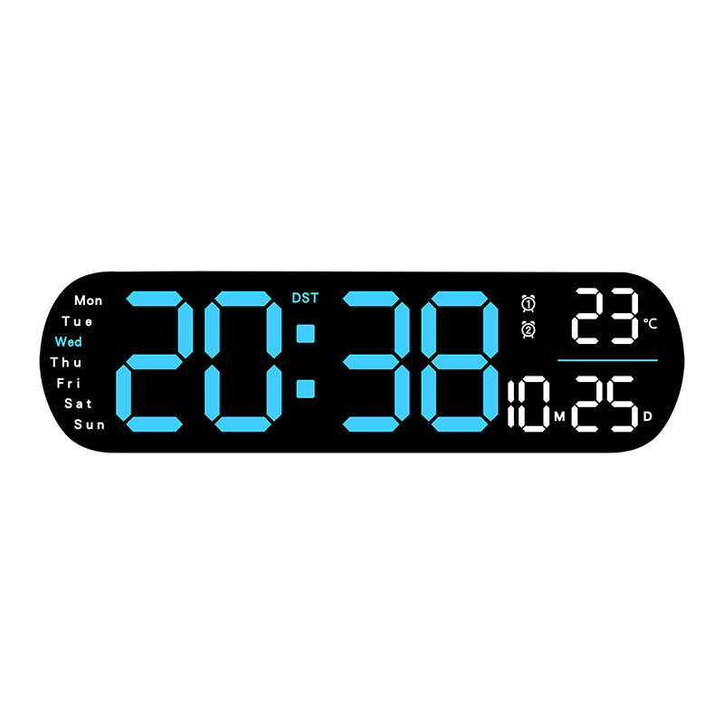 Monitoiminen digitaalinen kello modernilla designilla 5