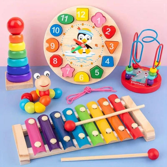 Montessori-setti 5-in-1 Vauvoille ja Taaperoille 2