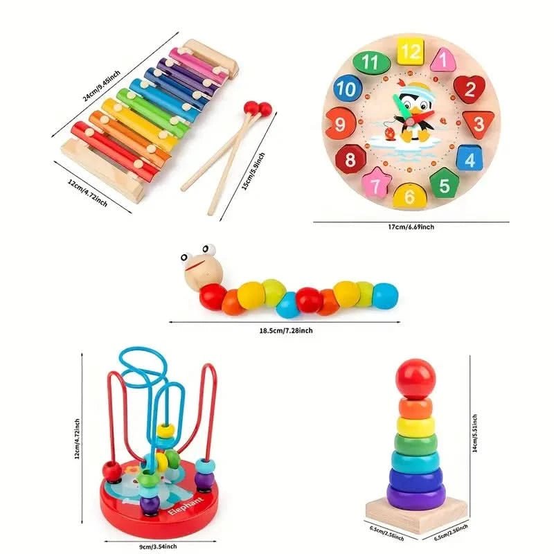 Montessori-setti 5-in-1 Vauvoille ja Taaperoille 5