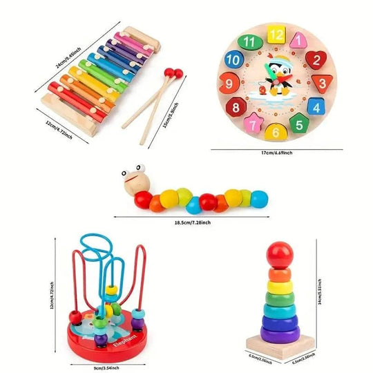 Montessori-setti 5-in-1 Vauvoille ja Taaperoille 5