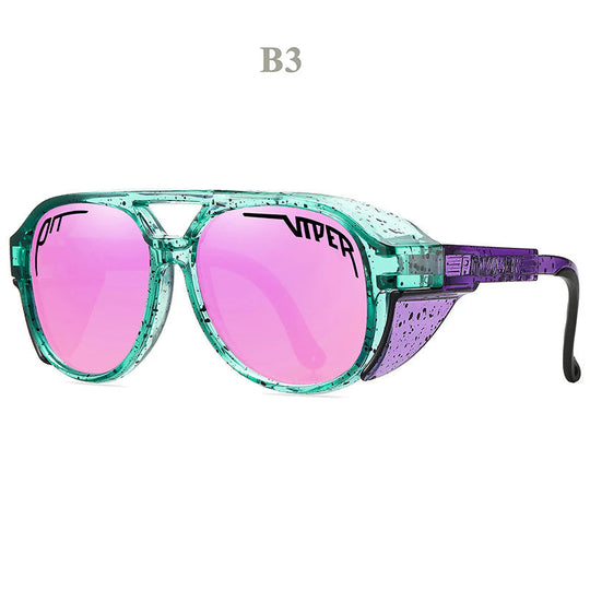 Moottoripyöräilijöiden Aurinkolasit Tuulenpitävällä Suojalla 4