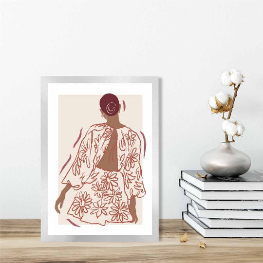 Naisen Luonnosjuliste Moderni Tyylillä 2