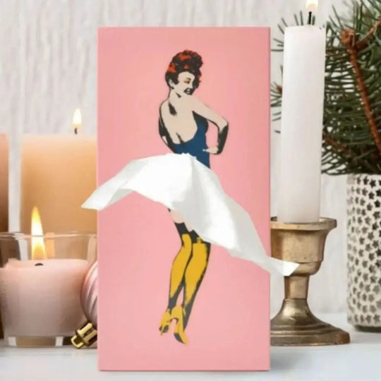 Naisen Retro Tyylinen Kudontalaatikko Kompakti Sisustusratkaisu 3