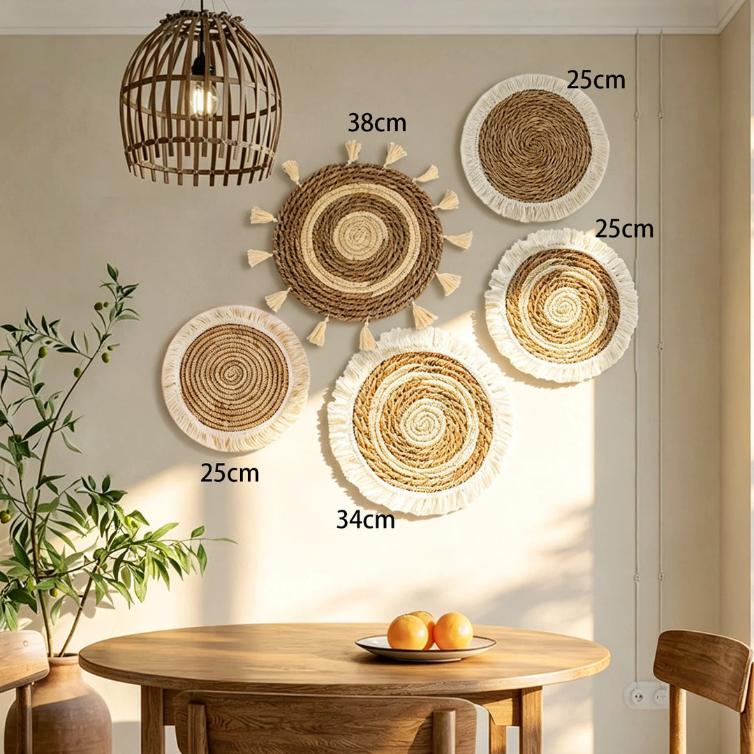 Naisille Boheemityylinen Seinäkoriste Käsintehty 3