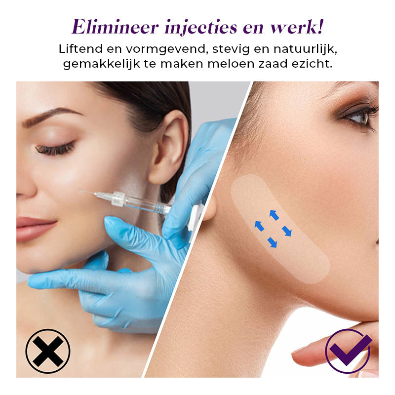 Naisille Kasvojen Kohotusteippi Huomaamaton 4