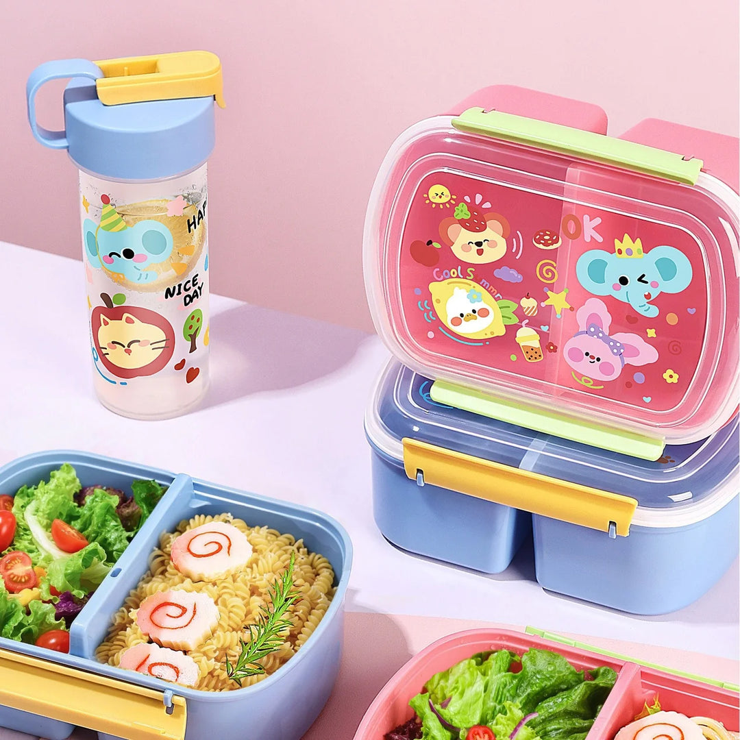 Naisille Monilokeroinen Bento-Laatikko Hauskateemalla 1