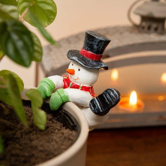 Naisille Talviteemainen Lumiukkokasvikoriste Sisä- ja Ulkokäyttöön 3