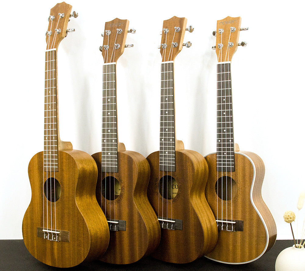 Naisten 23 Tuuman Akustinen Ukulele Käsintehty Design 2