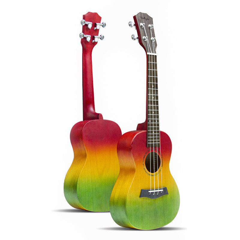 Naisten 23 Tuuman Akustinen Ukulele Käsintehty Design 5