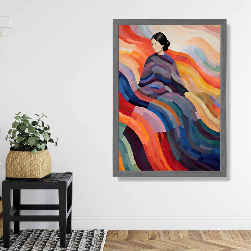 Naisten Abstrakti Taideteos Surrealistisella Tyylillä 2