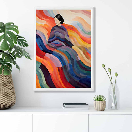 Naisten Abstrakti Taideteos Surrealistisella Tyylillä 4