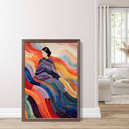 Naisten Abstrakti Taideteos Surrealistisella Tyylillä 5