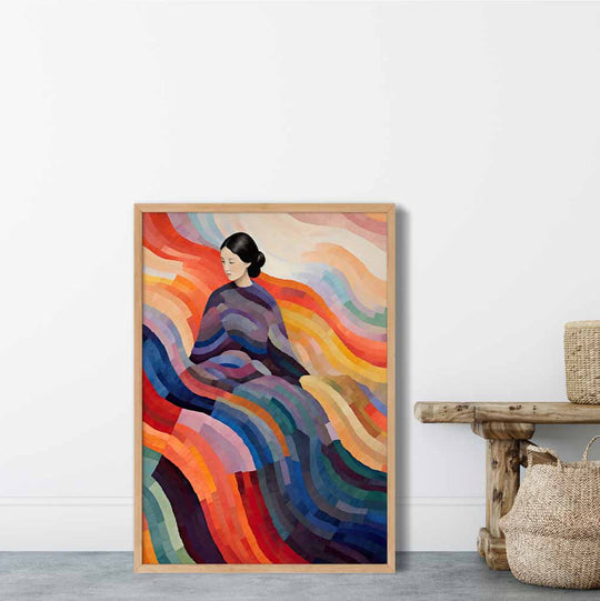 Naisten Abstrakti Taideteos Surrealistisella Tyylillä 7