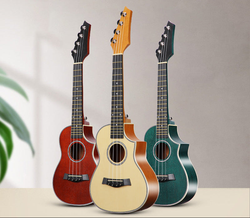 Naisten Akustinen Ukulele Kaarevalla Runkoarkkitehtuurilla 1