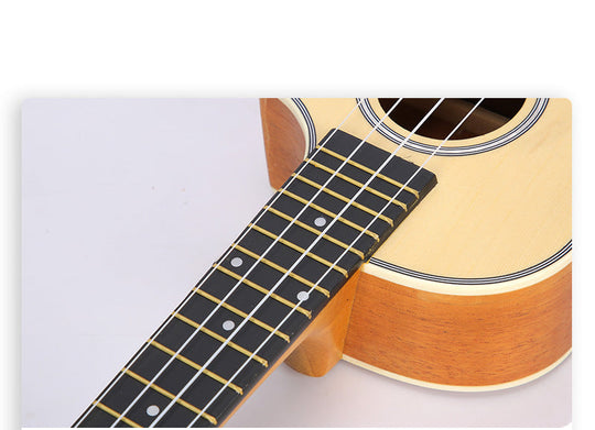 Naisten Akustinen Ukulele Kaarevalla Runkoarkkitehtuurilla 2