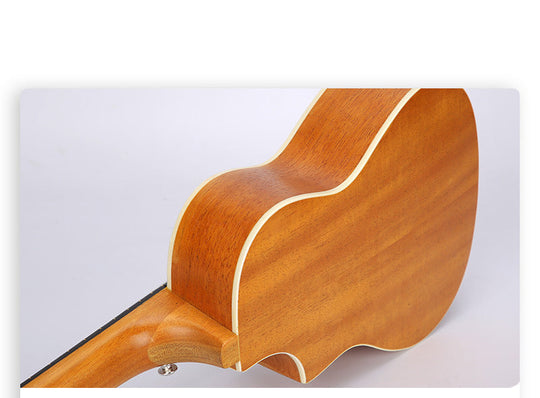 Naisten Akustinen Ukulele Kaarevalla Runkoarkkitehtuurilla 3
