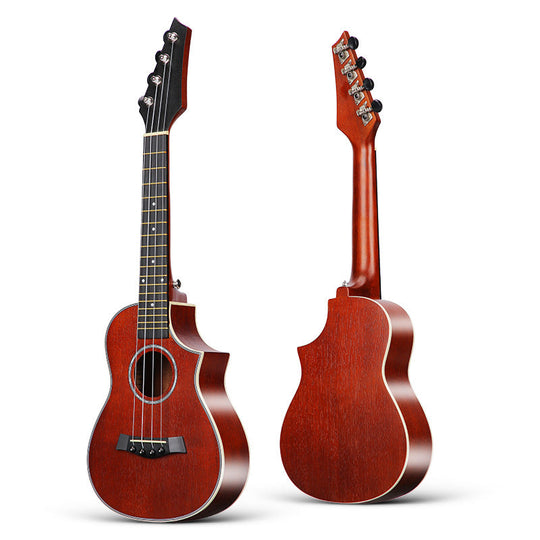 Naisten Akustinen Ukulele Kaarevalla Runkoarkkitehtuurilla 5