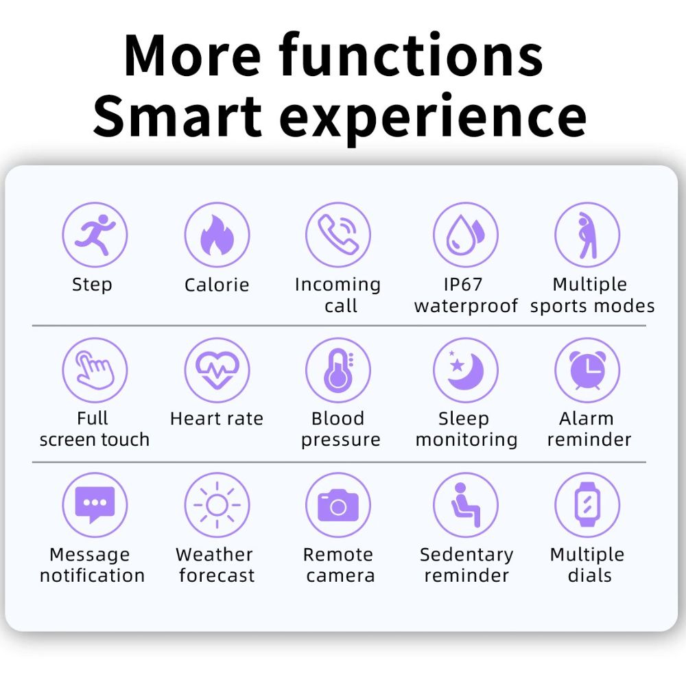 Naisten Älykello Ohut Design 4