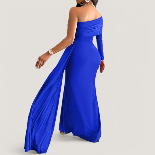 Naisten Asymmetrinen Mekko Bodycon Polyesteri 4