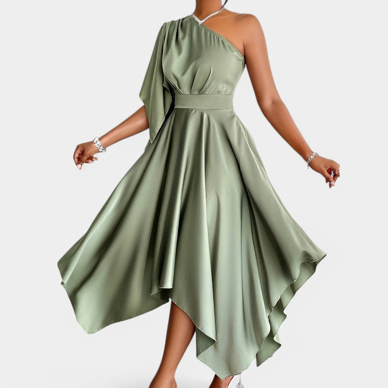 Naisten Asymmetrinen Peplum Mekko Syksy 2
