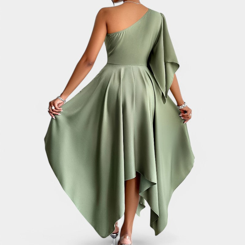 Naisten Asymmetrinen Peplum Mekko Syksy 3