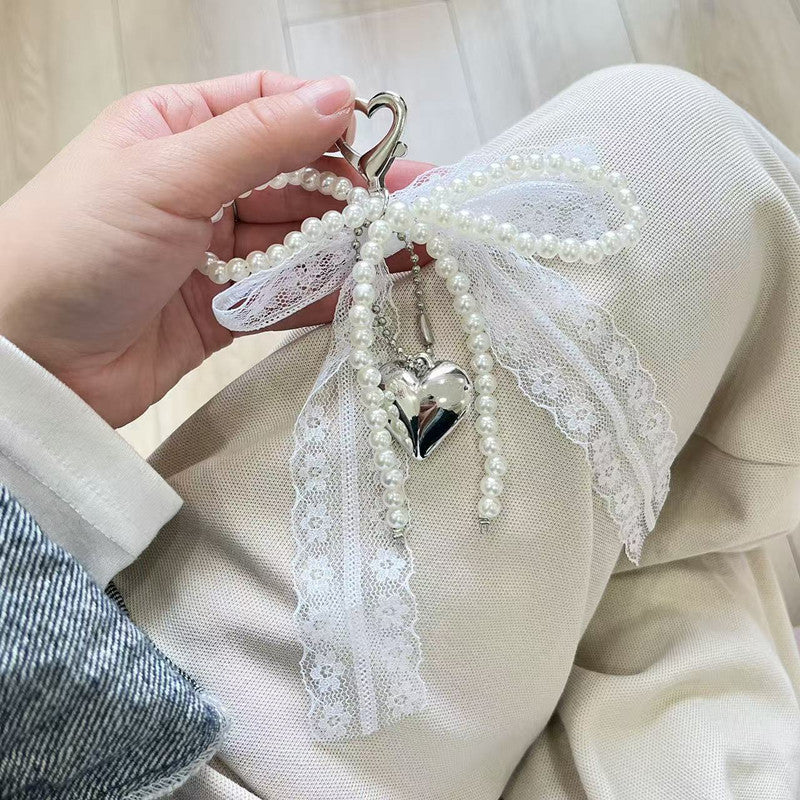 Naisten Avaimenperä Sydänriipuksella Tyylikäs Design 2