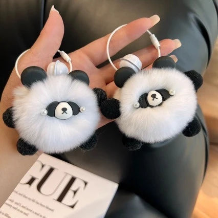 Naisten Avaimenperäsetti Panda-aiheinen Pehmolelu 0