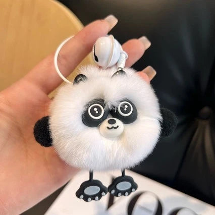 Naisten Avaimenperäsetti Panda-aiheinen Pehmolelu 2