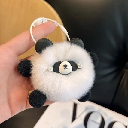 Naisten Avaimenperäsetti Panda-aiheinen Pehmolelu 3