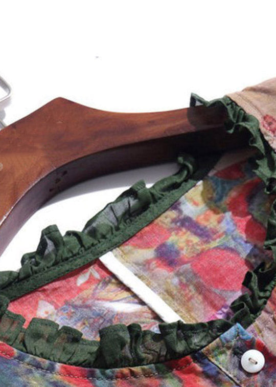 Naisten Avoin Lomamekko Röyhelöillä 4