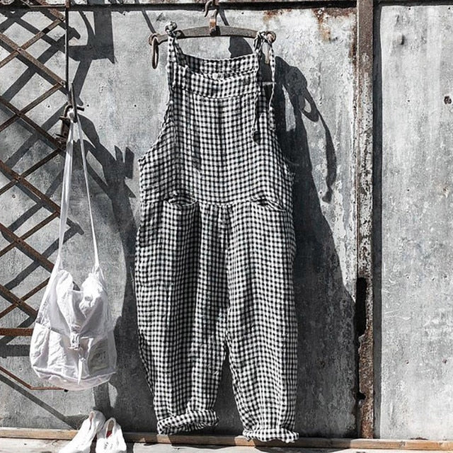 Naisten Baggy Jumpsuit Mukava Materiaali 2