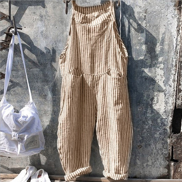 Naisten Baggy Jumpsuit Mukava Materiaali 4