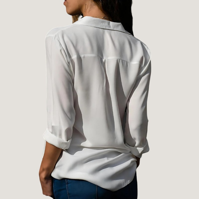 Naisten Blouse Ajaton Chic Polyesteri ja Puuvilla 6