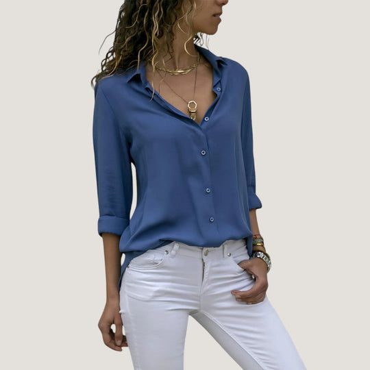 Naisten Blouse Ajaton Chic Polyesteri ja Puuvilla 7