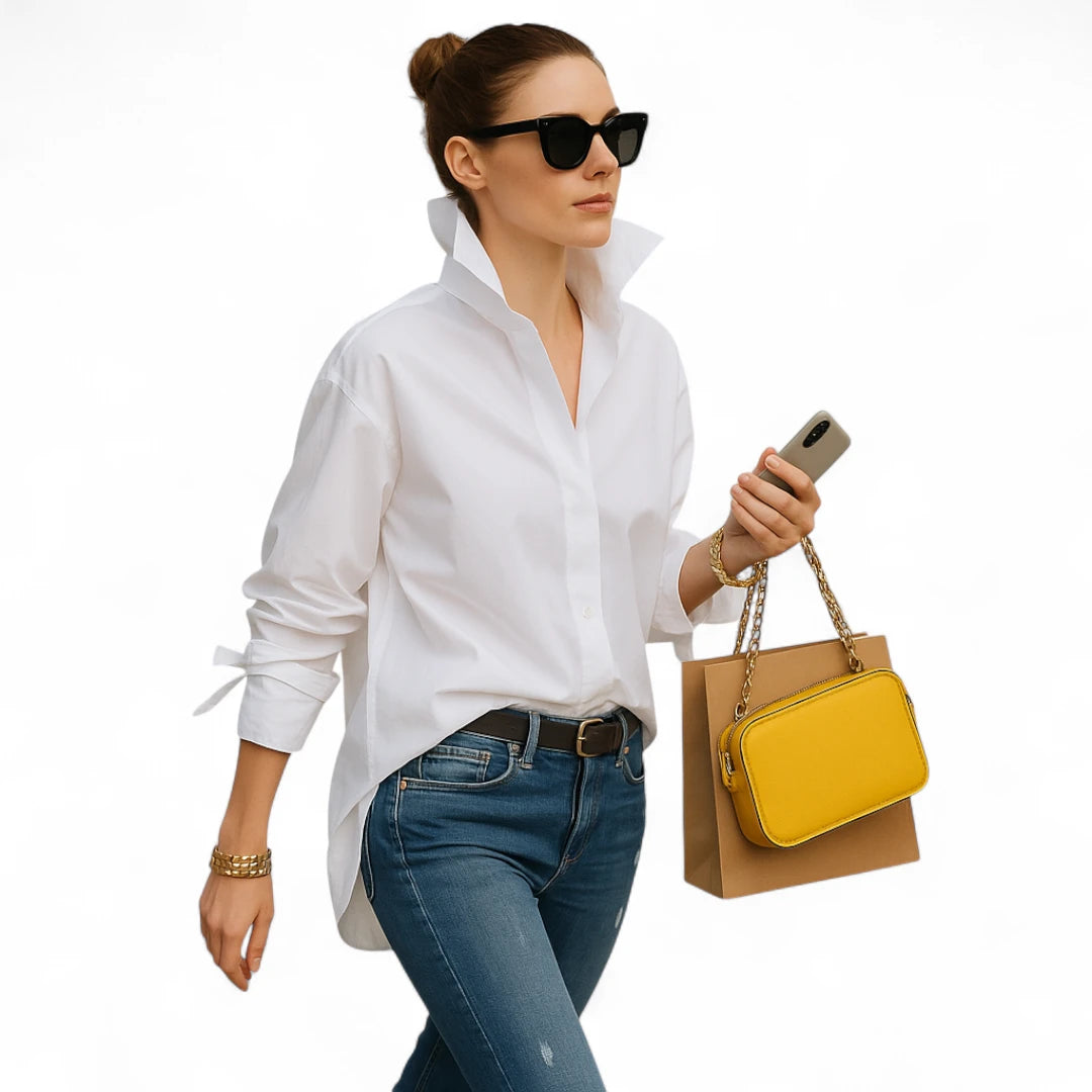 Naisten Blusa Moderni Ylellinen Kangas 02