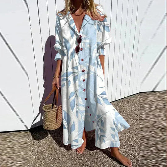 Naisten Boho-tyylinen Maxi Mekko Hengittävä Kesämekko 4