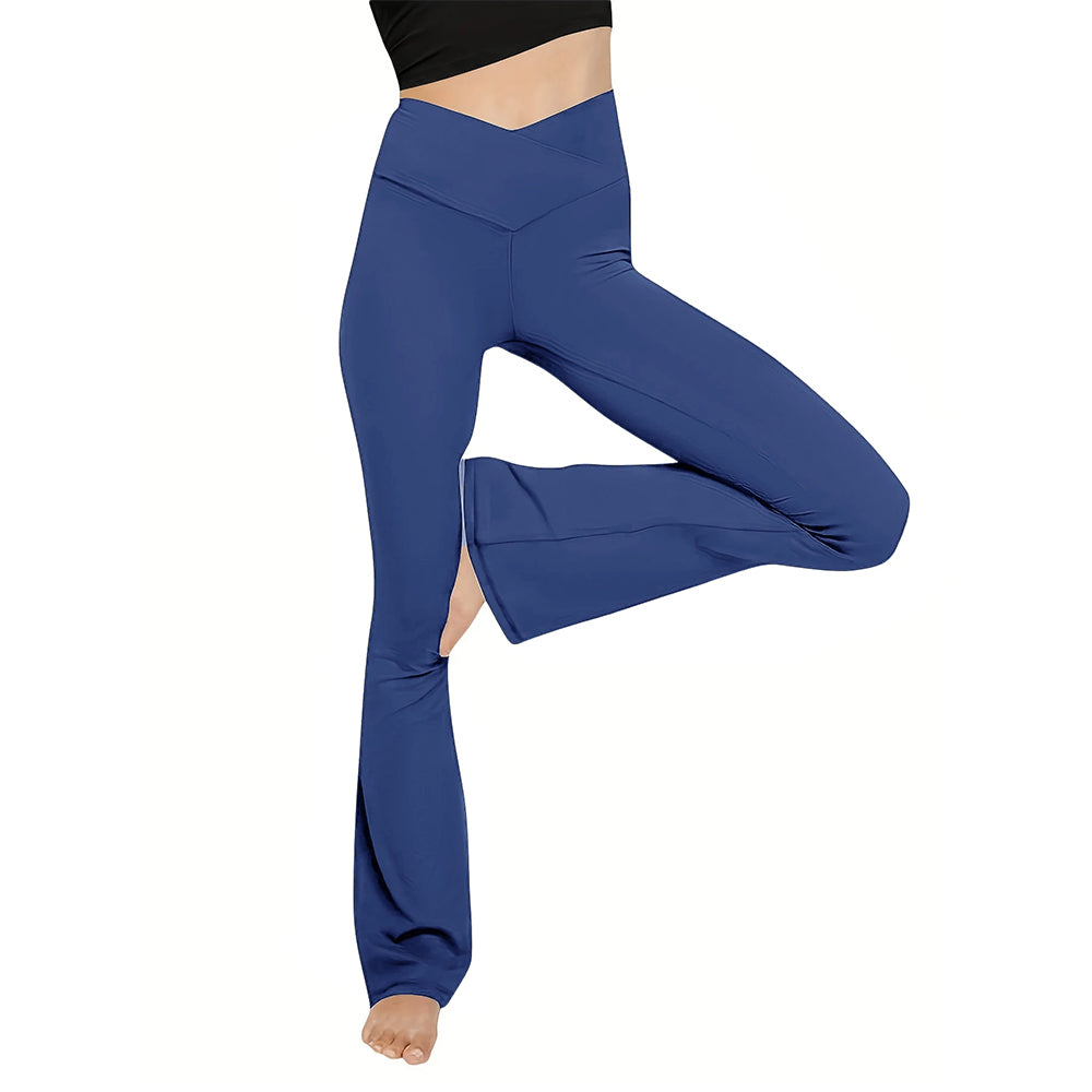Naisten Bootcut Leggingsit Korkealla Vyötäröllä 1