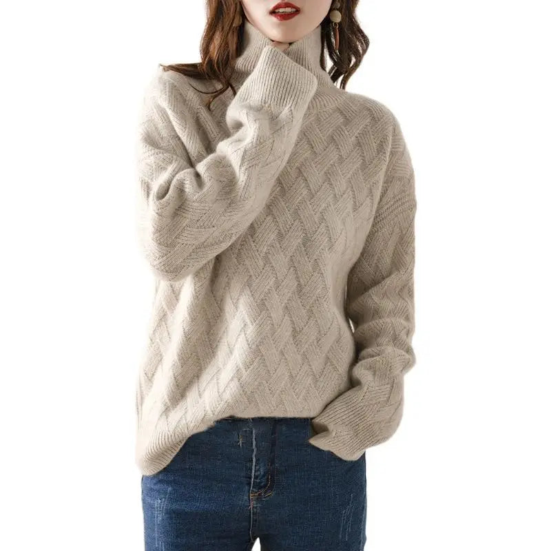 Naisten Cashmere Neulepaita Tyylikäs Mukava Lämpö 1